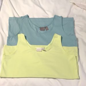 Two Chico’s tank tops size 2